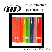 Reflective pvc sheeting